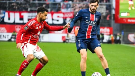 PSG vs Stade Brestois Lineups