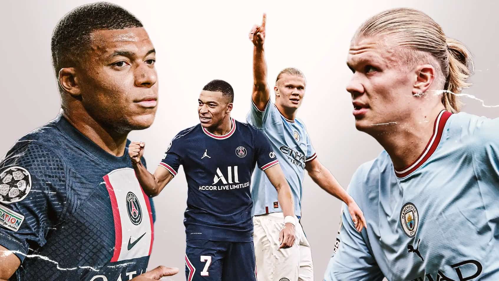 Kylian Mbappé vs Haaland