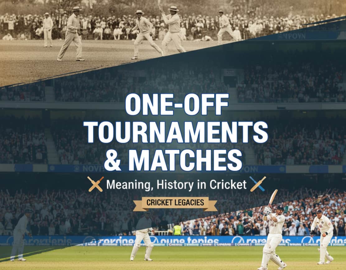 One-Off Tournaments in Cricket
